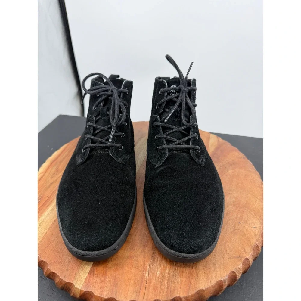 Creative Recreation Vito CR26314 boots Mens 10 Black Suede Mid Top Lace Up